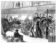 The Grand Naval Review, at Spithead: Main-Deck of "The Blenheim" - sketched by J. W. Carmichael, 185 Creator: Unknown