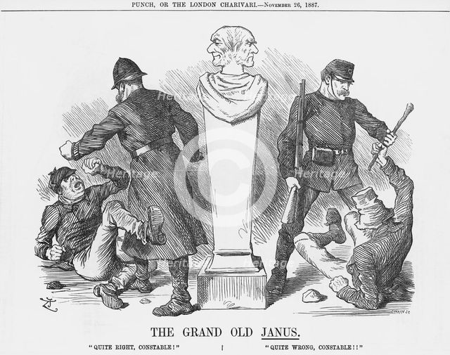 'The Grand Old Janus', 1887. Creator: Joseph Swain.