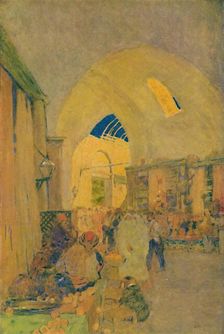 The Grand Bazaar in Constantinople 1913. Artist: Jules Guerin