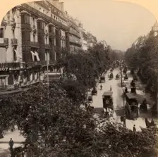 The Grand Boulevard, Paris, France 1894. Creator: Underwood & Underwood