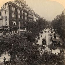 The Grand Boulevard, Paris, France 1894. Creator: Underwood & Underwood