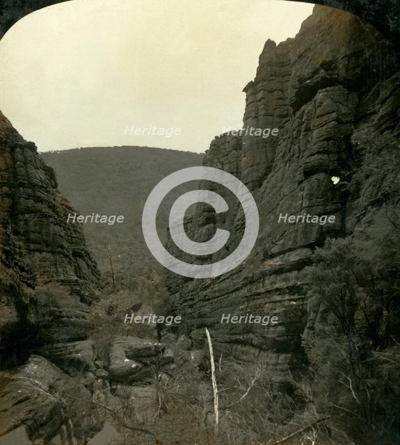 'The Grand Canon [sic], Grampians, Victoria, Australia', 1908. Creator: George Rose.