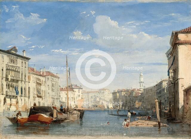 The Grand Canal, 1826/1827. Creator: Richard Parkes Bonington.