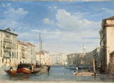 The Grand Canal, 1826/1827. Creator: Richard Parkes Bonington