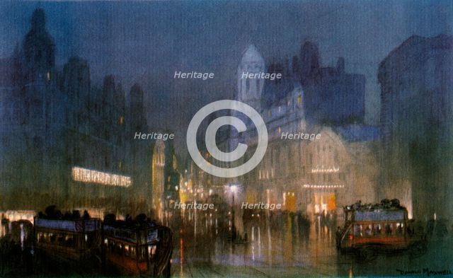 'The Grand Canal of Tottenham Court Road'. c1900-1940. Artist: Unknown