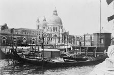 The Grand Canal and Santa Maria della Salute, Venice, Italy, 1905. Creator: Frances Benjamin Johnston