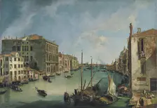 The Grand Canal from San Vio, Venice, 1723. Creator: Canaletto