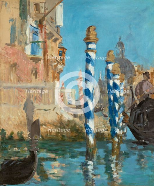 The Grand Canal in Venice, 1874. Creator: Manet, Édouard (1832-1883).