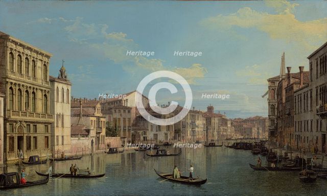 The Grand Canal in Venice from Palazzo Flangini to Campo San Marcuola, about 1738. Creator: Canaletto.