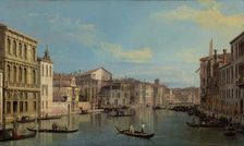 The Grand Canal in Venice from Palazzo Flangini to Campo San Marcuola, about 1738. Creator: Canaletto