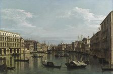 The Grand Canal looking South from Ca? Foscari to the Carità, ca 1738