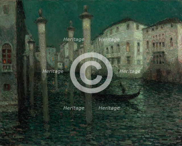 The Grand Canal, Venice, 1914. Creator: Le Sidaner, Henri (1862-1939).