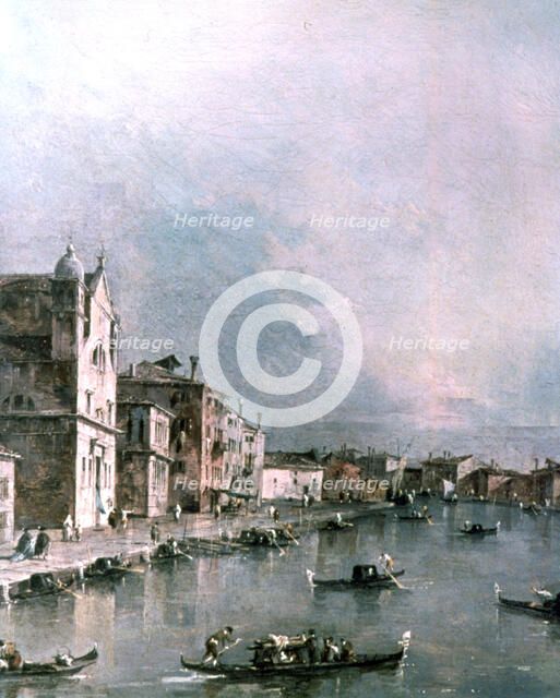 'The Grand Canal, Venice', c1732-1790. Artist: Francesco Guardi