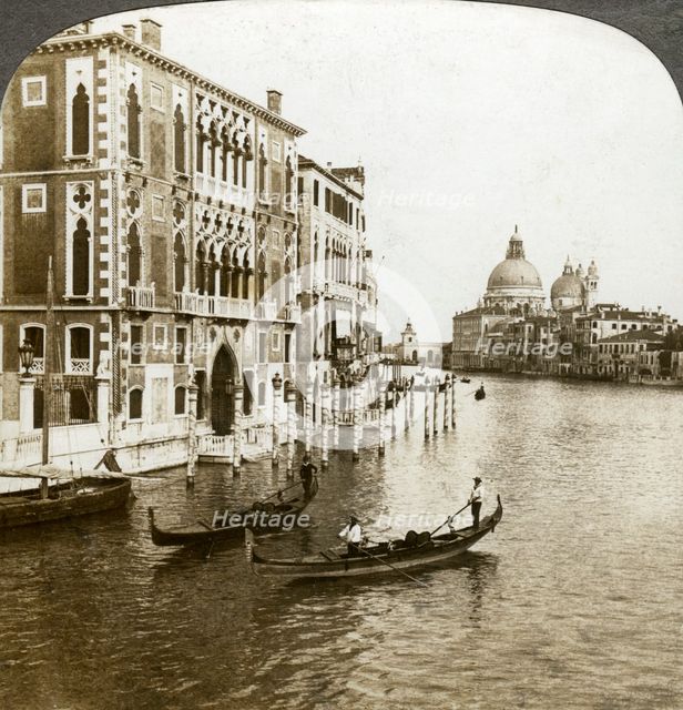 The Grand Canal, Venice, Italy.Artist: Underwood & Underwood