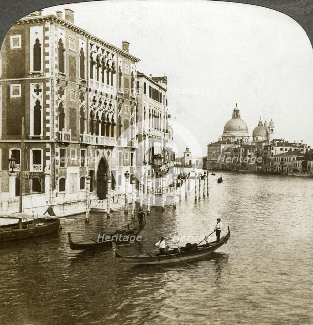 The Grand Canal, Venice, Italy.Artist: Underwood & Underwood
