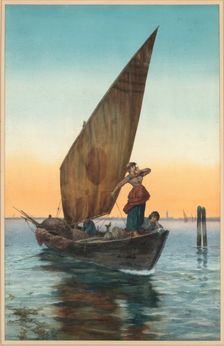 The Grand Canal, Venice, late 19th-early 20th century. Creator: Pietro Gabrini