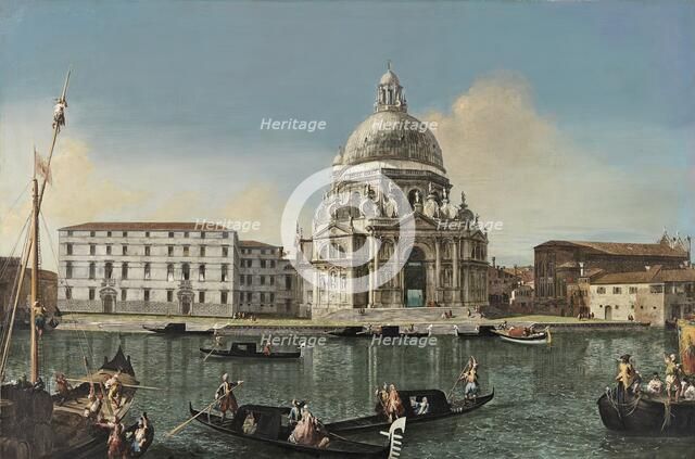 The Grand Canal with Santa Maria della Salute, 1738. Creator: Michele Marieschi.