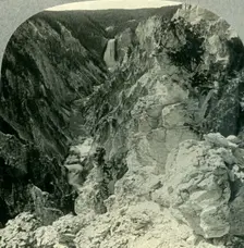 The Grand Canyon of the Yellowstone, Yellowstone National Park, Wyoming c1930s. Creator: Unknown