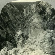 The Grand Canyon of the Yellowstone, Yellowstone National Park, Wyoming c1930s. Creator: Unknown