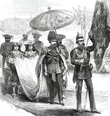 The Grand Chapter of the Star of India at Calcutta: the Prince of Wales...1876. Creator: Unknown