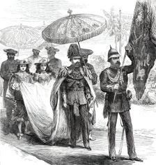 The Grand Chapter of the Star of India at Calcutta: the Prince of Wales...1876. Creator: Unknown