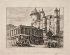 The Grand Châtelet, Paris, about 1780, 1861. Creator: Charles Meryon (French, 1821-1868)