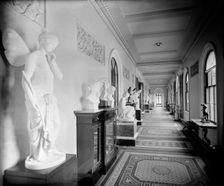 The Grand Corridor, Osborne House, Isle of Wight, 1880s. Artist: Alfred Newton & Sons