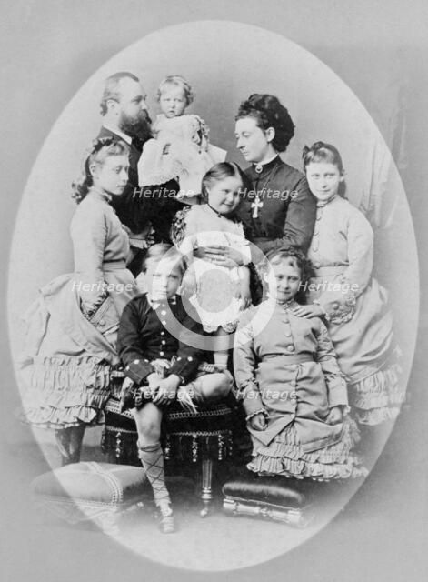 The Grand Ducal family of Hesse, c1873. Creator: Unknown.