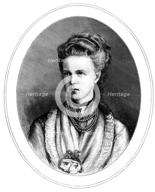 The Grand Duchess Maria Alexandrovna of Russia, 1873. Creator: Unknown.