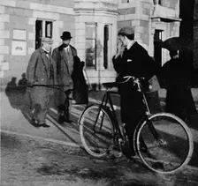 The Grand Duke Michael of Russia leaving Ballater Station 1900