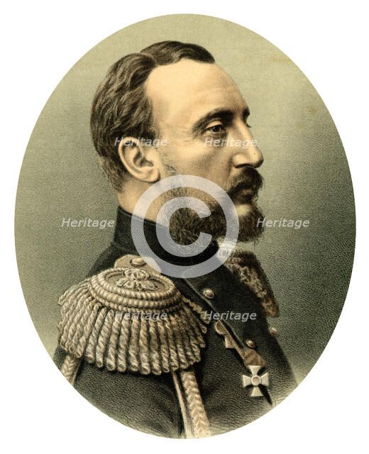 The Grand Duke Nicholas, 19th century.Artist: Cassell, Petter & Galpin