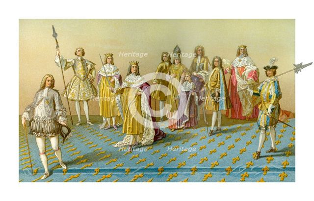 The Grand Dignitaries Of The Coronation, (1885).Artist: Charpentier