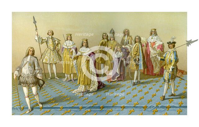 The Grand Dignitaries Of The Coronation, (1885).Artist: Charpentier