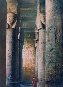 The Grand Hall, Temple of Hathor, Dendera, Egypt, 20th century