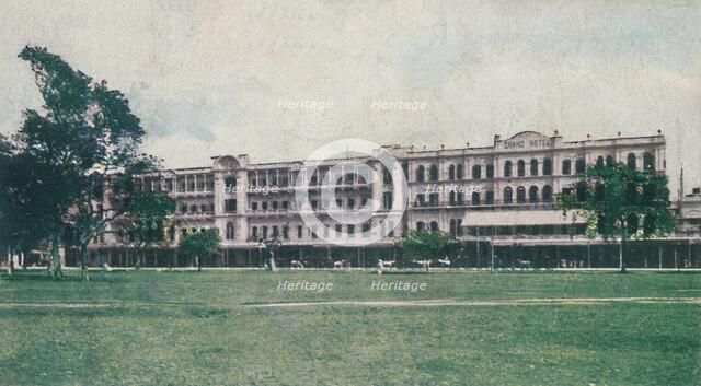 'The Grand Hotel, Calcutta', 1911.  Creator: Unknown.