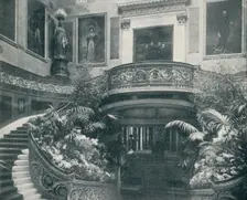 The Grand Staircase at Buckingham Palace c1899, (1901). Artist: HN King