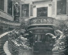The Grand Staircase at Buckingham Palace c1899, (1901). Artist: HN King