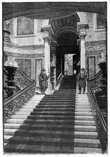 The Grand Staircase, Buckingham Palace, London, 1900