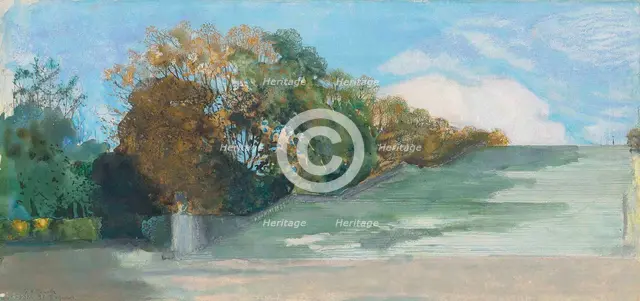 The Grand Staircase, Gardens of Versailles, 1897.