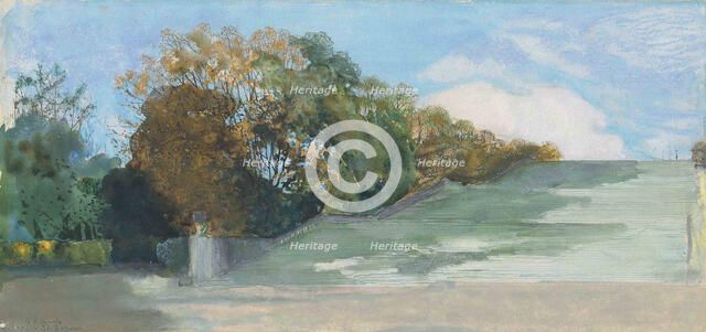 The Grand Staircase, Gardens of Versailles, 1897.