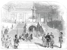 The Grand Staircase, in the Palace at Wurzburg, 1845. Creator: Unknown