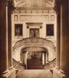 The Grand Staircase in Buckingham Palace, 1935