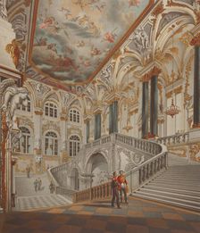 The Grand staircase of the Winter palace (Also known as Ambassador's staircase or Jordan staircase)