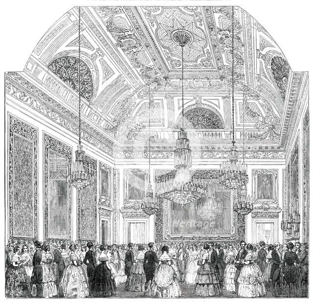 The Grand Saloon at Devonshire House, 1850. Creator: Unknown.