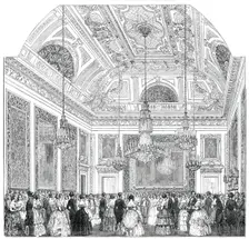 The Grand Saloon at Devonshire House, 1850. Creator: Unknown