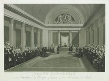 The Grand Sanhedrin of the Israelites by Napoleon I, 1806. Creator: Damame-Demartrais, Michel François (1763-1827)