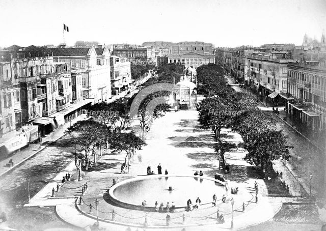 The Grand Square, Alexandria, Egypt, c1910s. Artist: Unknown