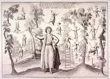 The Grand Turk, Mahomed Caratha, at the New Wells, (Islington Spa), London, c1780. Artist: Anon
