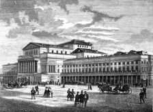The Grand Theatre, Warsaw, 1872. Creator: Anon
