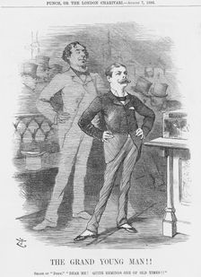 The Grand Young Man!! 1886. Creator: Joseph Swain